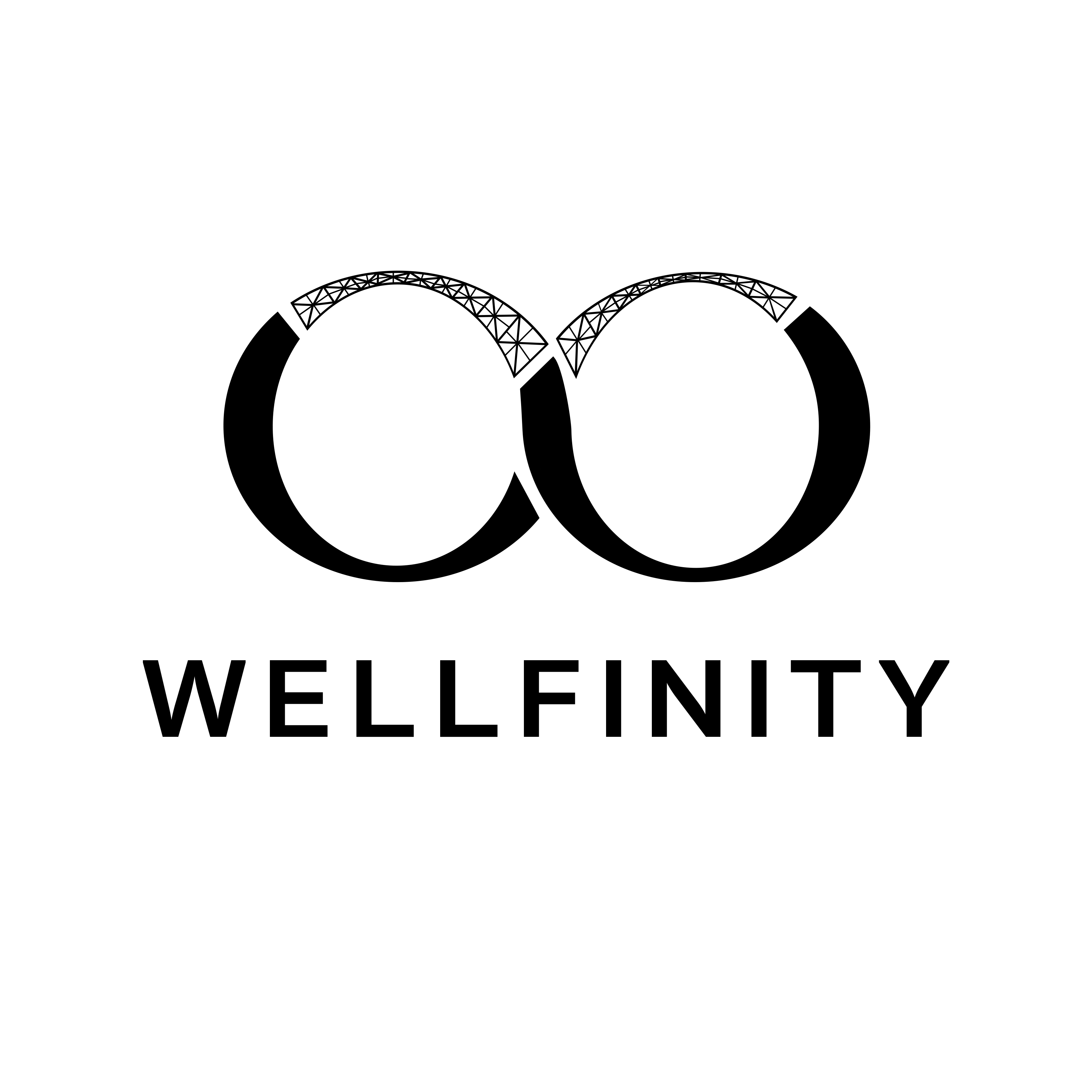 Wellfinity Logo Black Circle